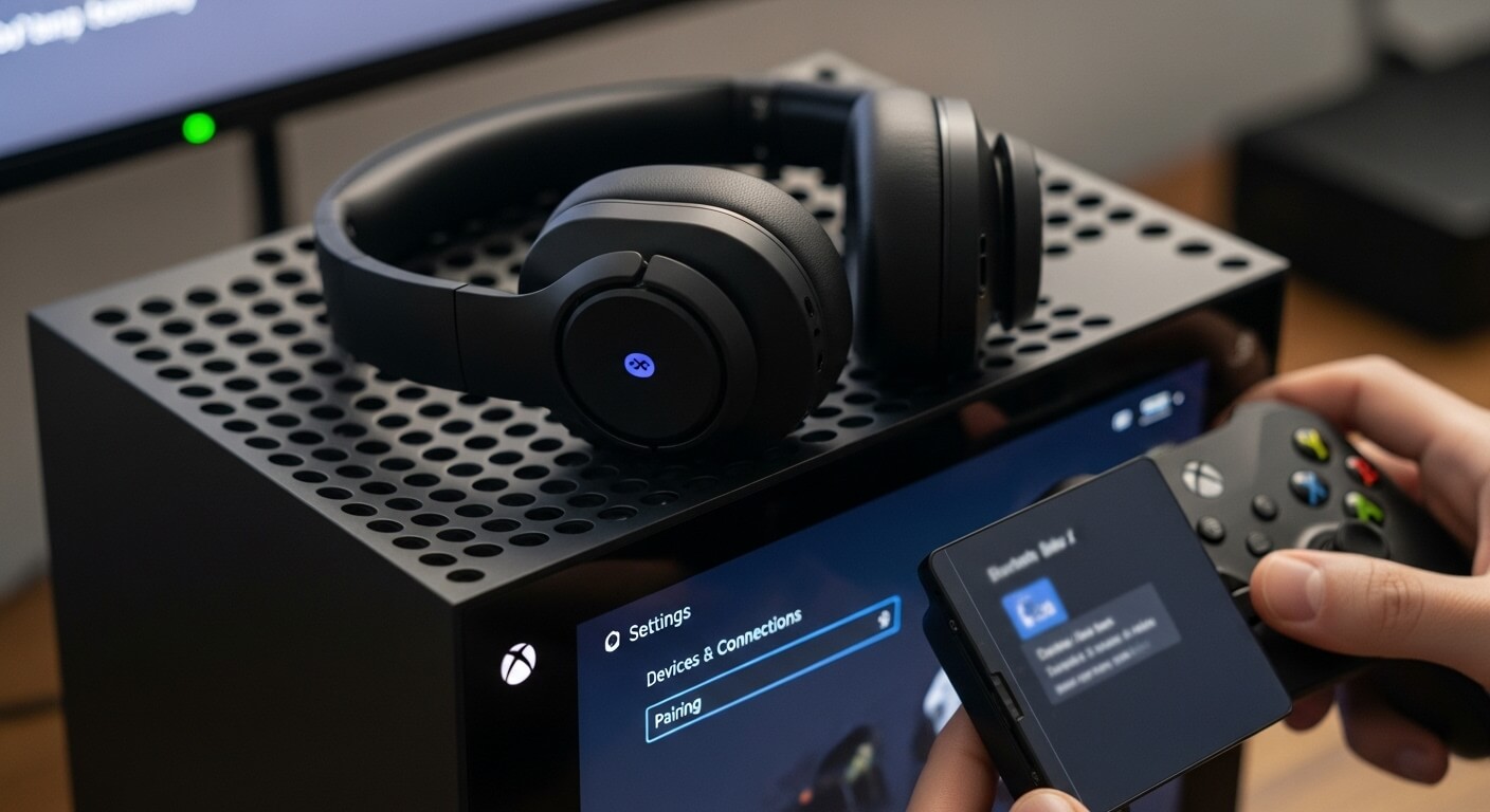 how to connect bluetooth headphones to xbox series x