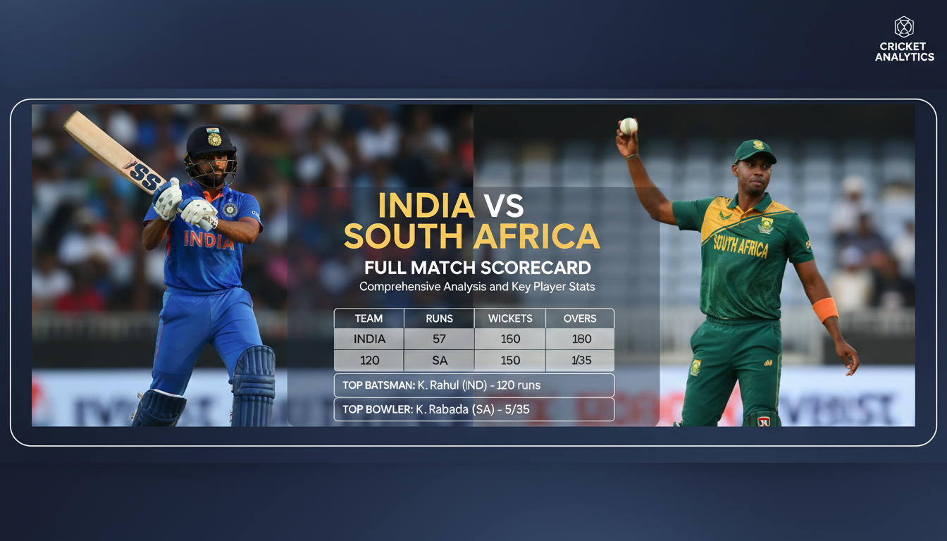 India vs South Africa Full Match Scorecard: Comprehensive Analysis and Key Player Stats