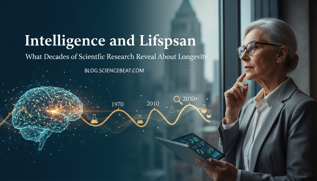 Intelligence and Lifespan: What Decades of Scientific Research Reveal About Longevity