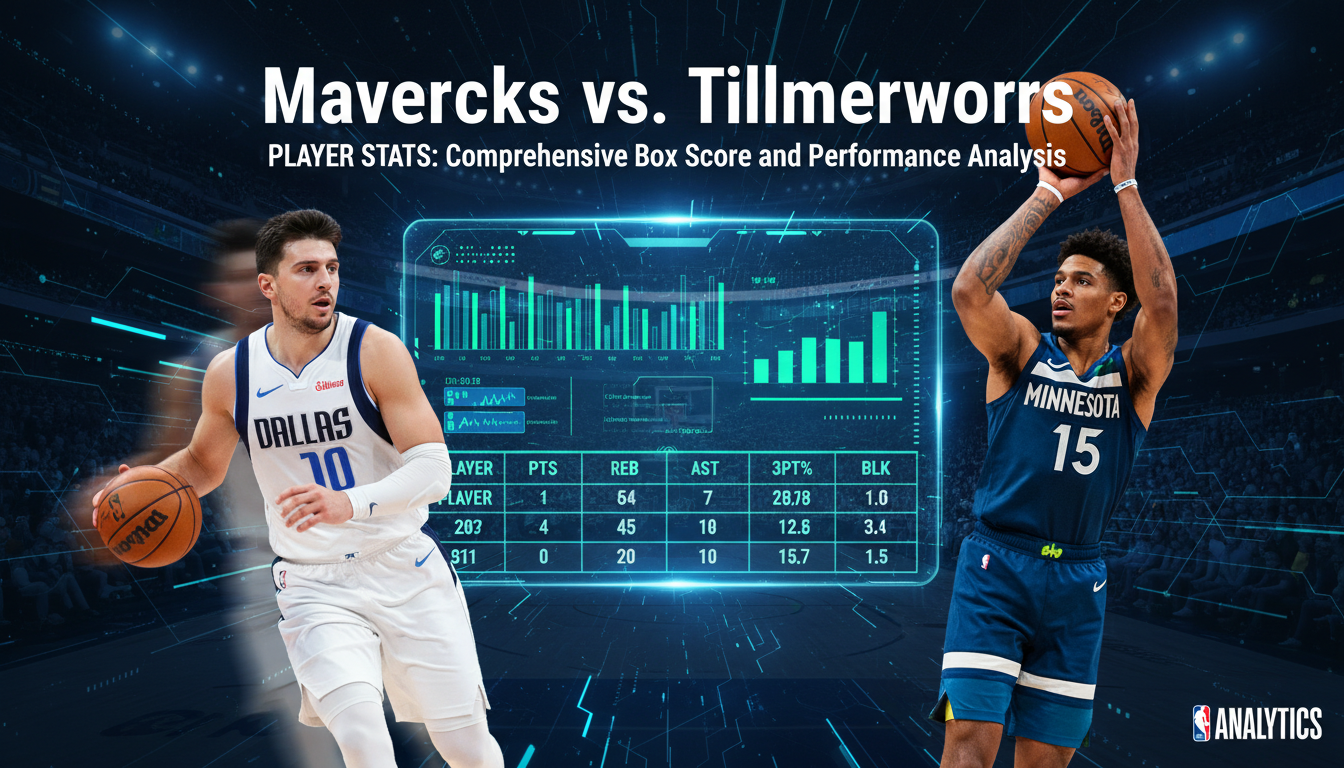 Mavericks vs. Timberwolves Player Stats: Comprehensive Box Score and Performance Analysis