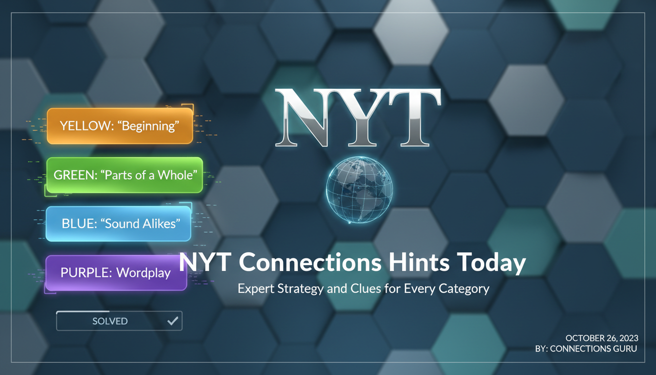 NYT Connections Hints Today: Expert Strategy and Clues for Every Category