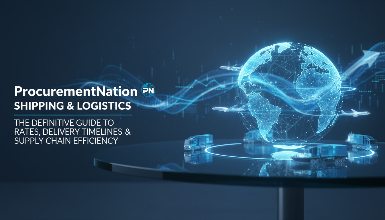 ProcurementNation Shipping & Logistics: The Definitive Guide to Rates, Delivery Timelines, and Supply Chain Efficiency