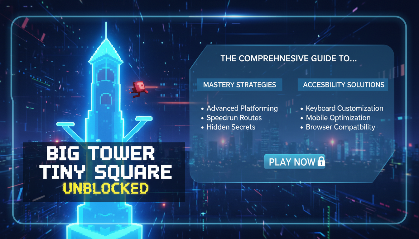 The Comprehensive Guide to Big Tower Tiny Square Unblocked: Mastery Strategies and Accessibility Solutions