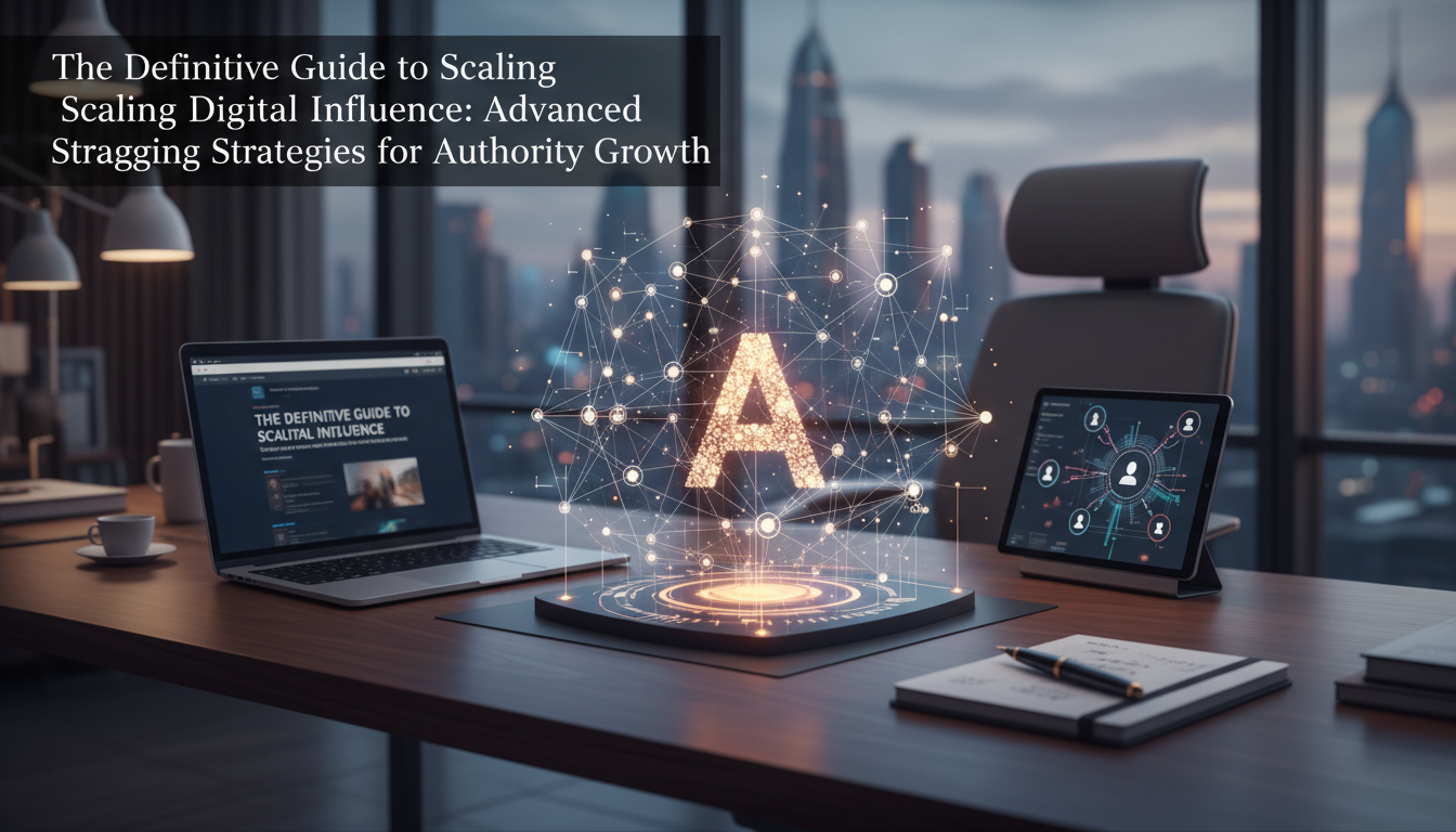 The Definitive Guide to Scaling Digital Influence: Advanced Blogging Strategies for Authority Growth