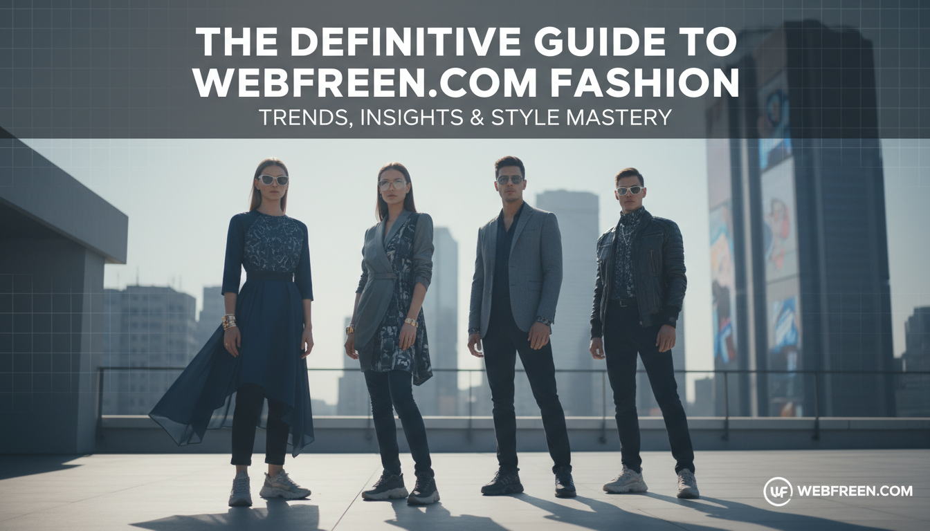 The Definitive Guide to Webfreen.com Fashion: Trends, Insights, and Style Mastery