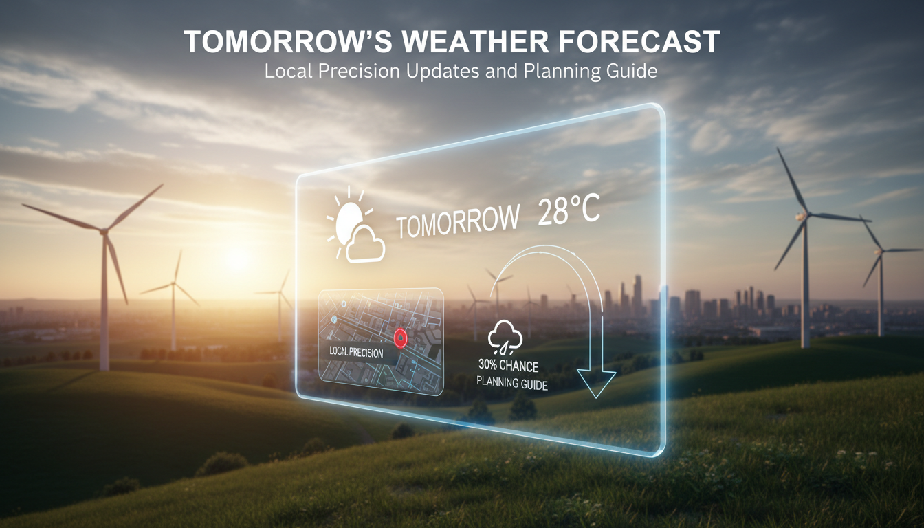 Tomorrow's Weather Forecast: Local Precision Updates and Planning Guide