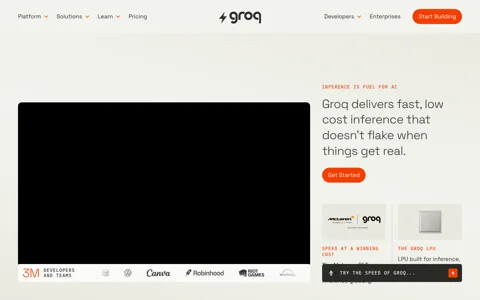 Groq screenshot