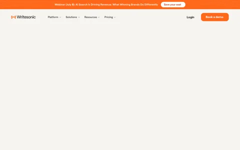 Writesonic screenshot