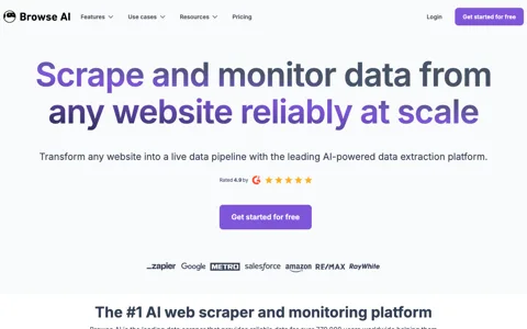 Browse AI screenshot