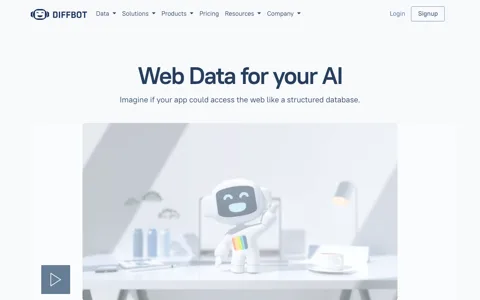 Diffbot screenshot