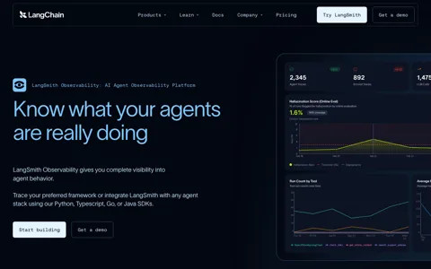 LangSmith screenshot