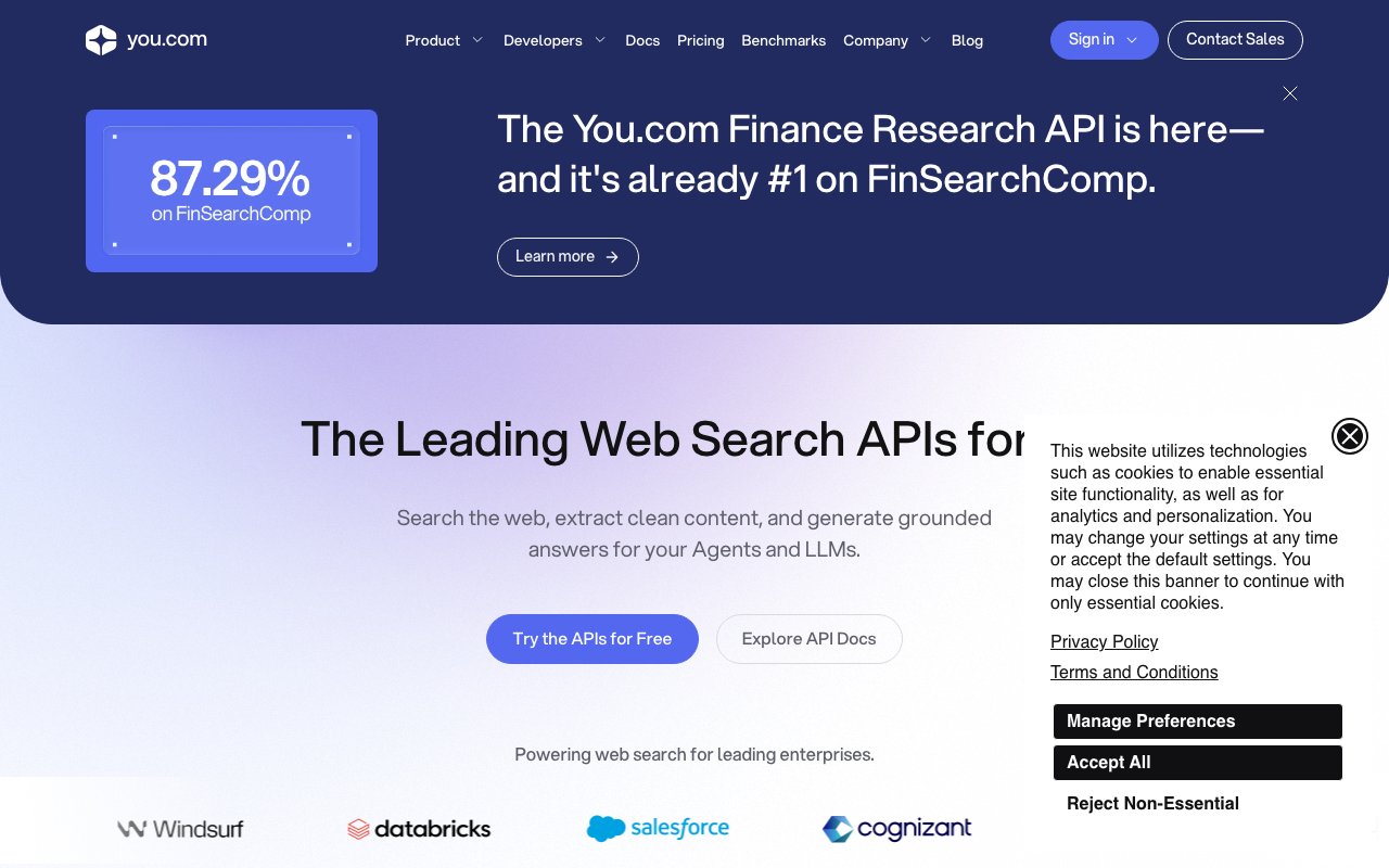 You.com screenshot