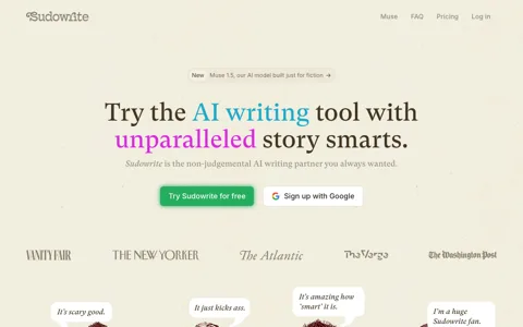 Sudowrite screenshot