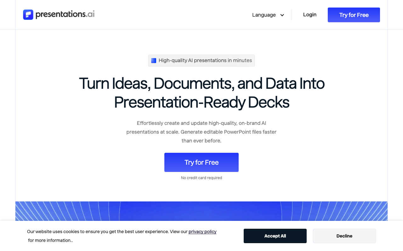 Presentations.ai screenshot
