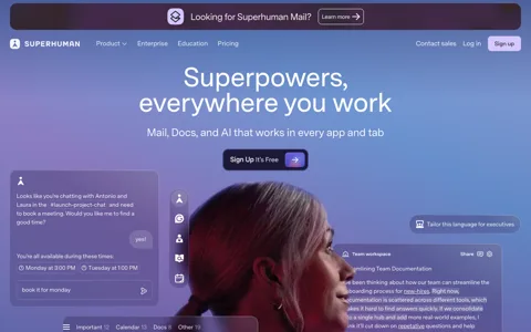 Superhuman screenshot