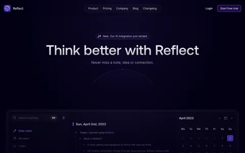 Reflect screenshot