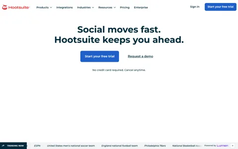 Hootsuite OwlyWriter screenshot