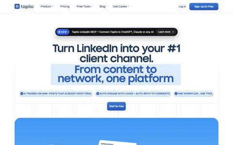 Taplio screenshot