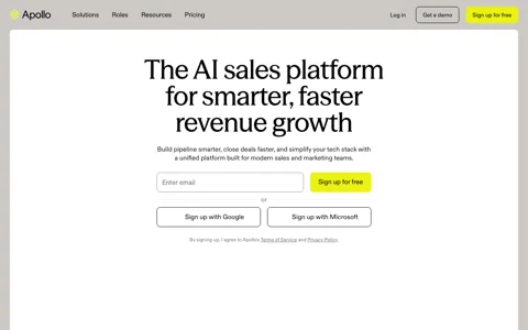 Apollo.io screenshot