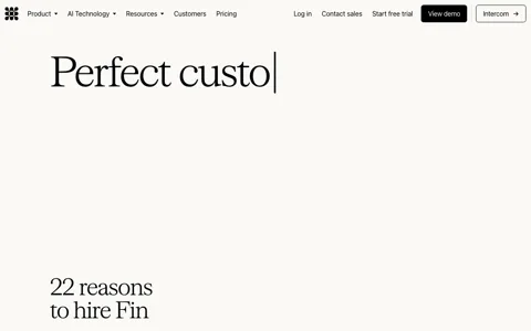 Intercom Fin screenshot