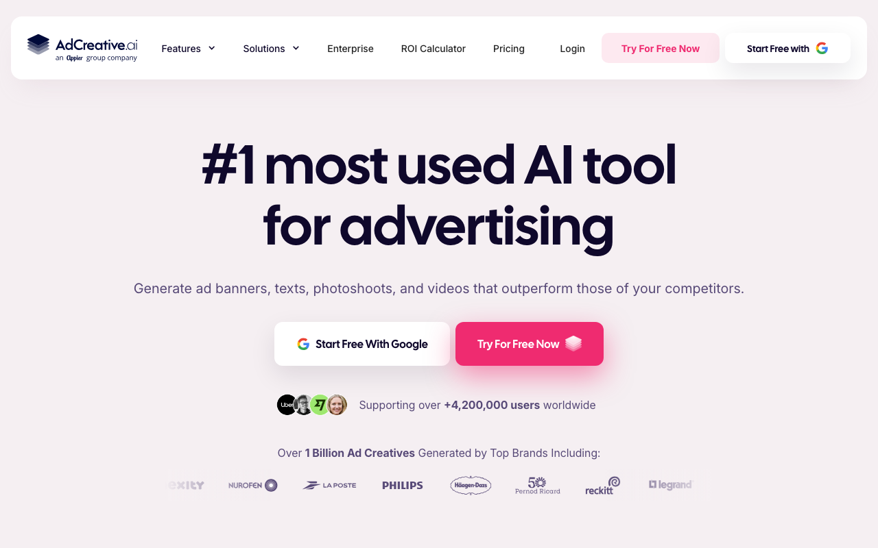 AdCreative.ai screenshot