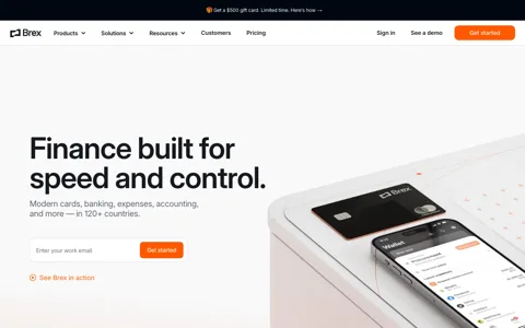 Brex screenshot