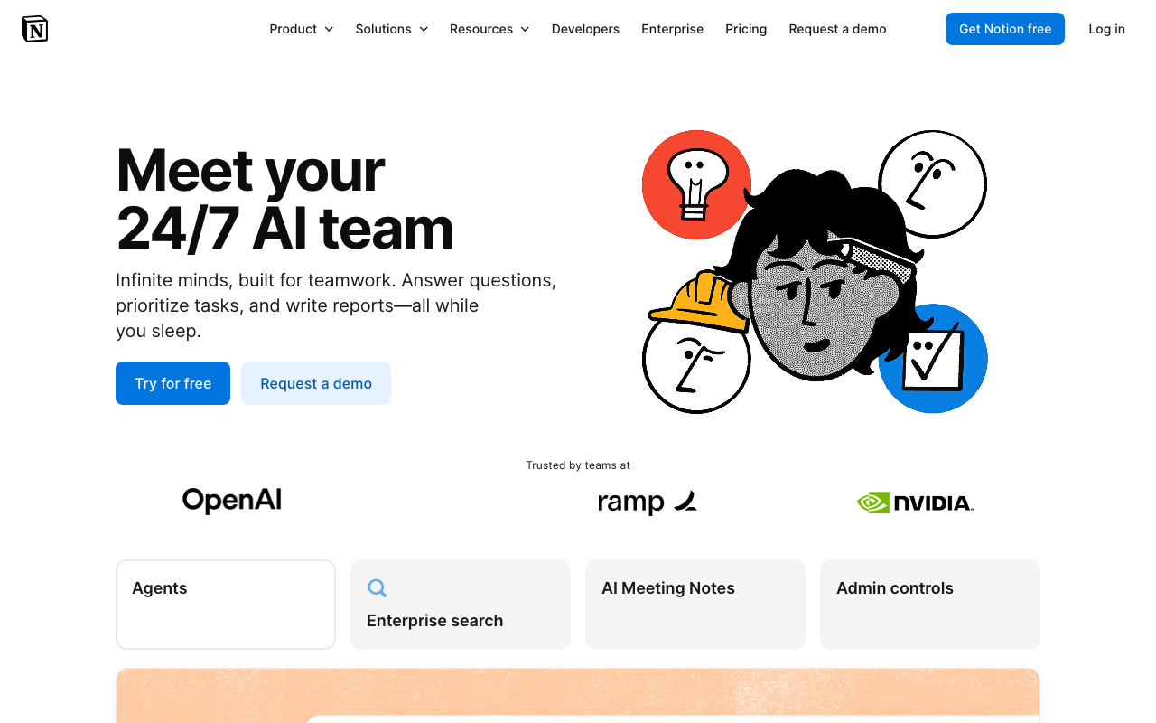 Notion AI screenshot