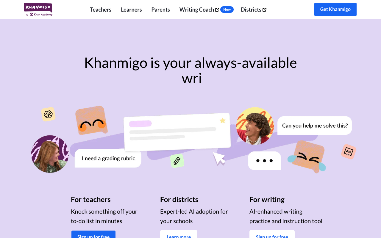 Khanmigo screenshot
