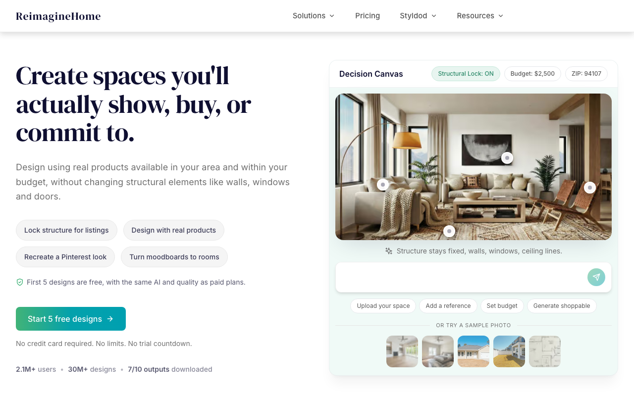 REimagine Home screenshot