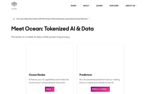 Ocean Protocol screenshot