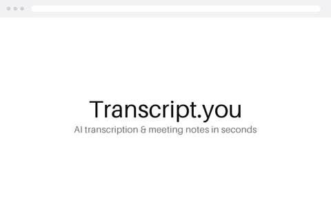 Transcript.you screenshot