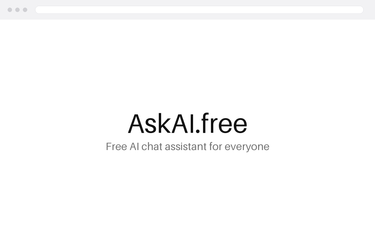 AskAI.free screenshot
