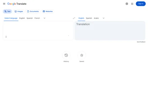 Google Translate screenshot