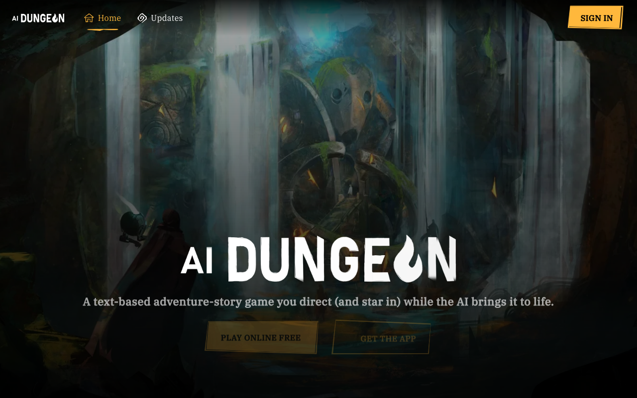 AI Dungeon screenshot