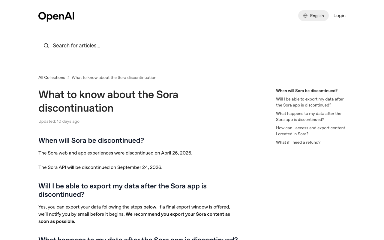 Sora screenshot