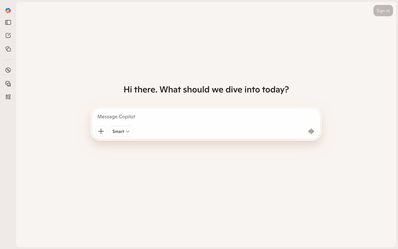 Microsoft Copilot screenshot