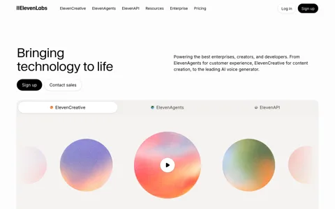 ElevenLabs screenshot