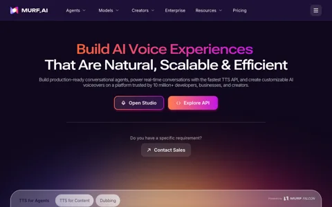 Murf AI screenshot