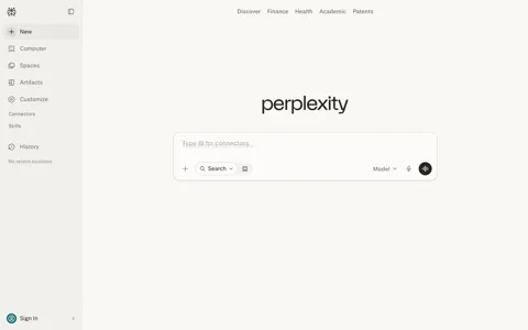 Perplexity screenshot