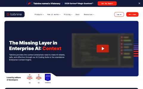 Tabnine screenshot