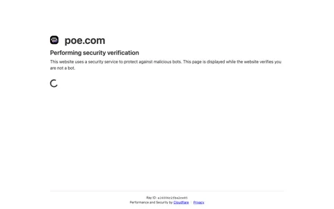 Poe screenshot