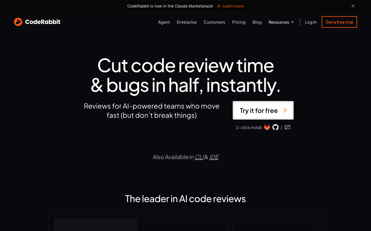 CodeRabbit screenshot