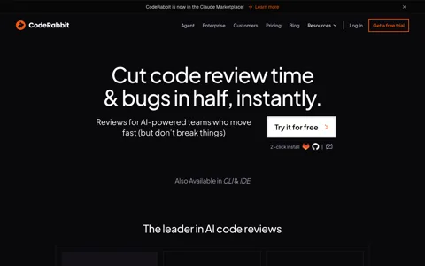 CodeRabbit screenshot