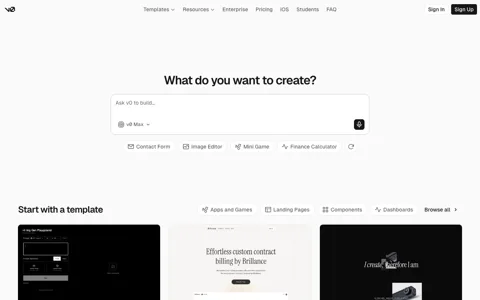 v0 screenshot