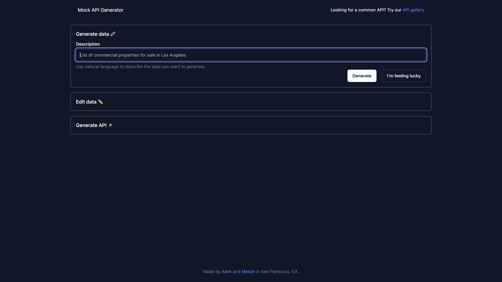 Ai Powered Mock Api Generator