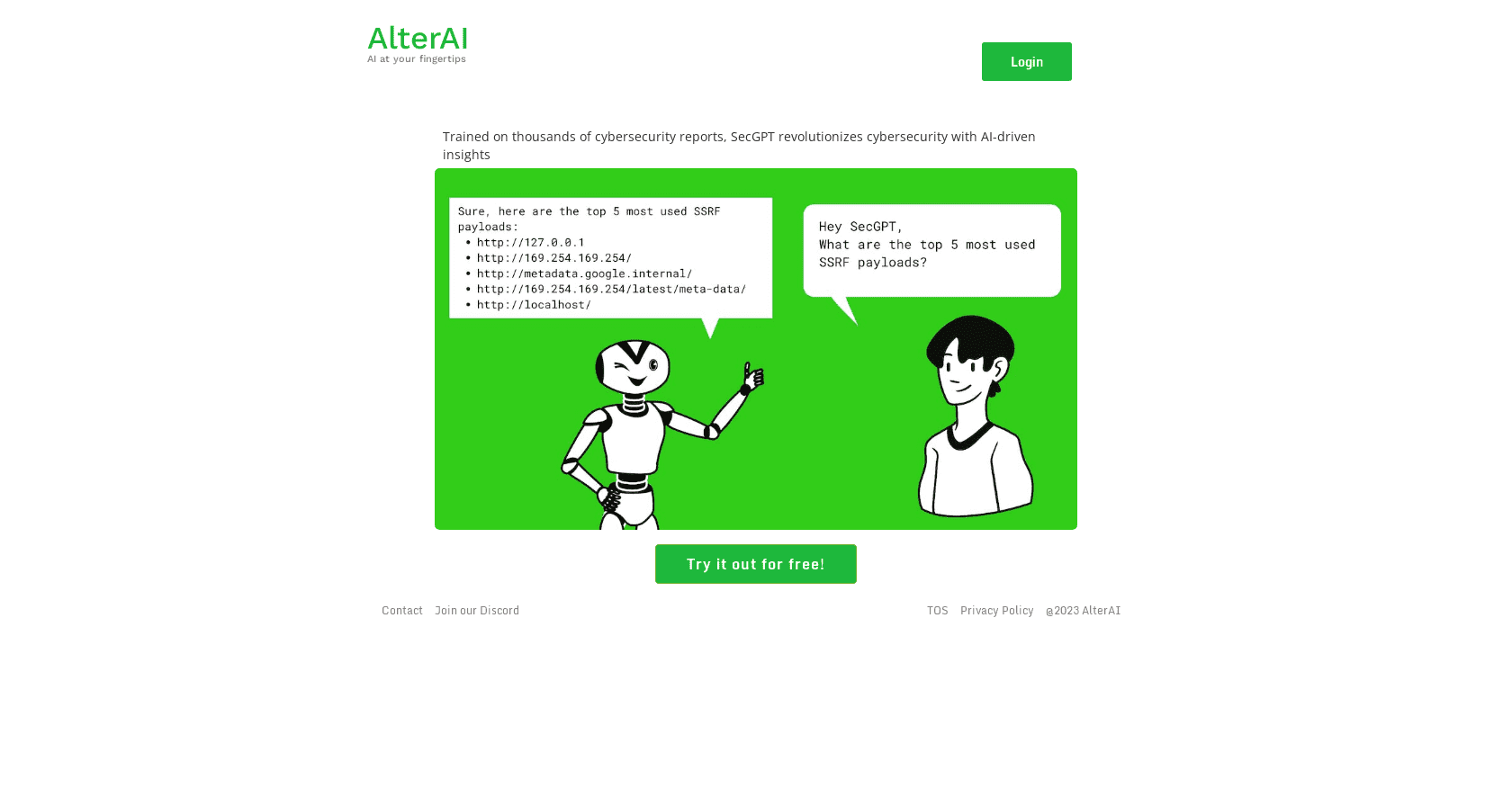 Alter Ai – Secgpt