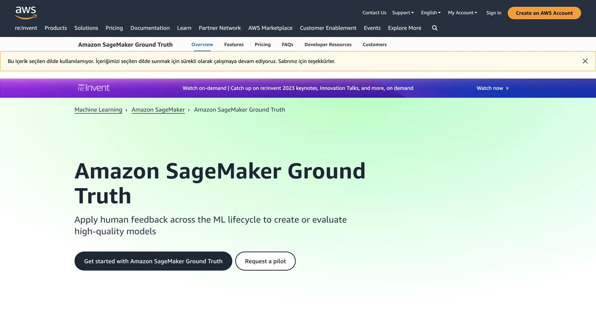 Amazon Sagemaker Ground Truth