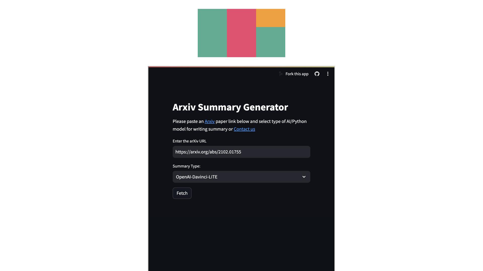 Arxiv Summary Generator