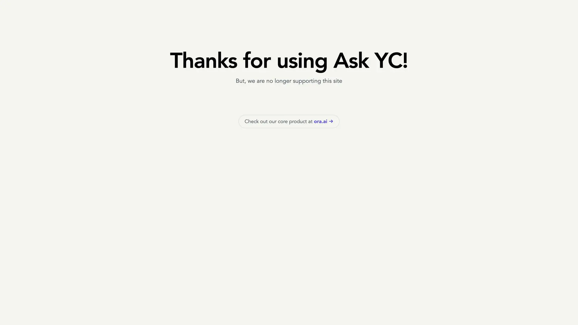 Ask Yc