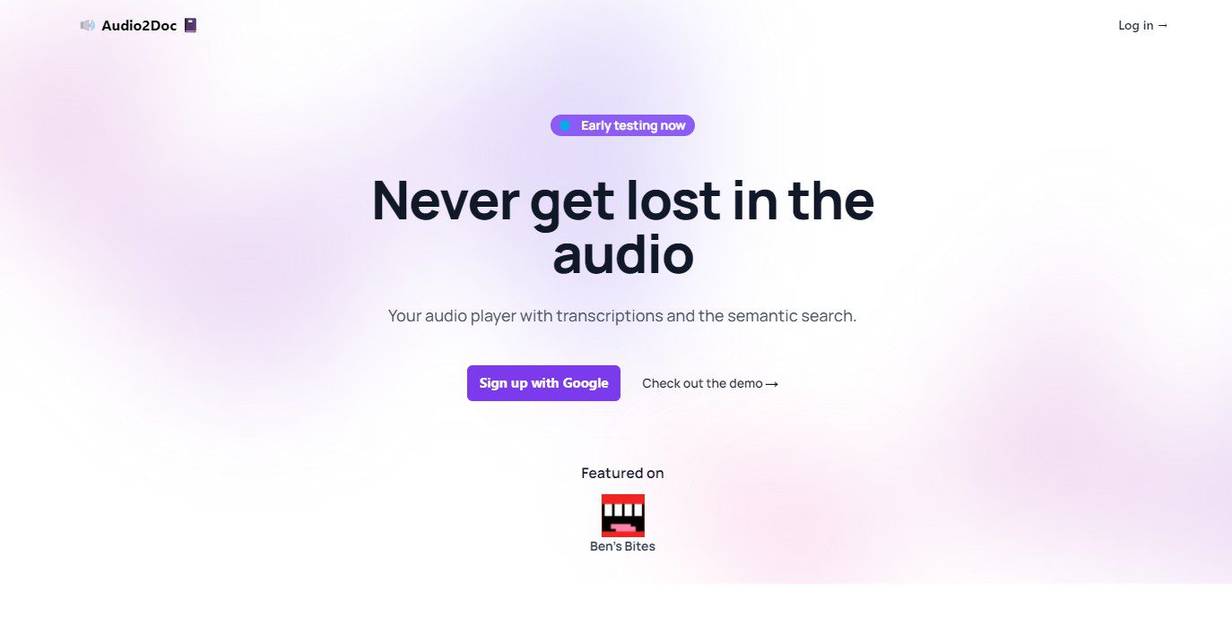 Audio2doc